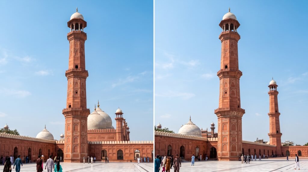 Minarets of Badsahi Mosque Lahore
