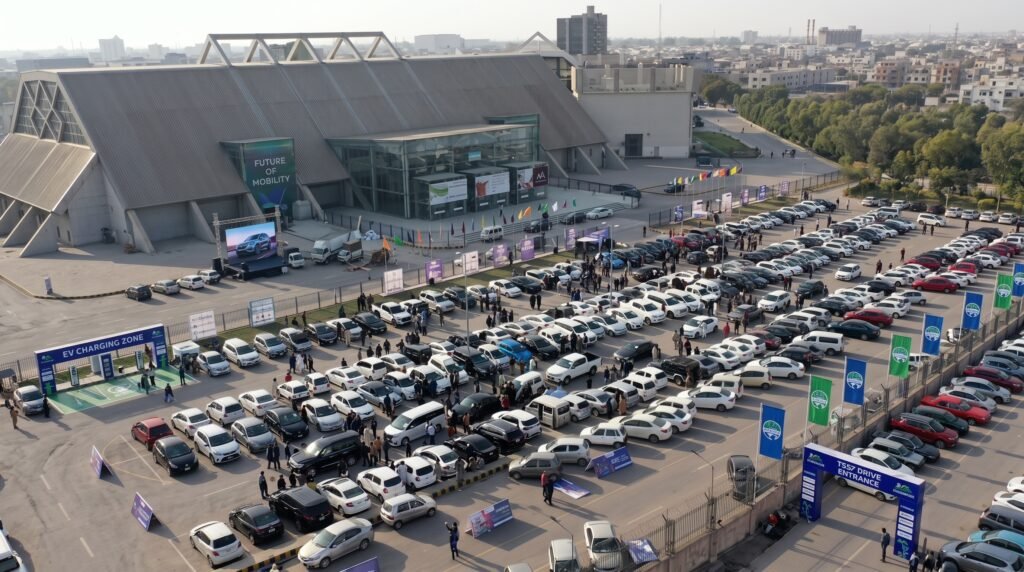 Parking area of Lahore expo center